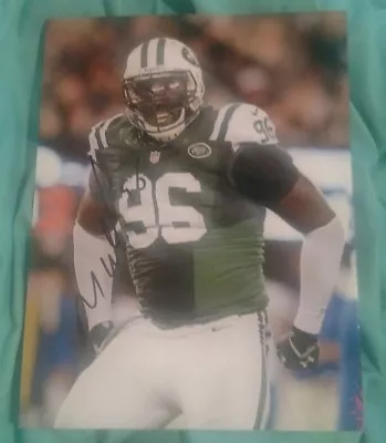 Muhammad Wilkerson Signed 8x10 Photo New York Jets Sack W/coa+proof Rare Wow • $65
