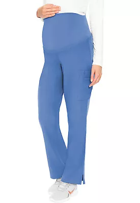 Med Couture Scrubs Maternity Scrub Pant MC8727 CIEL Ciel Free Shipping • $36.98