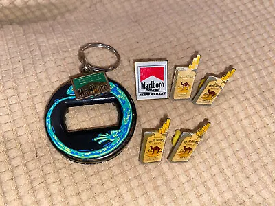 VTG Keychain Racing Team MARLBORO Menthol Pendant Bottle Opener Camel Cigarette • $16.99