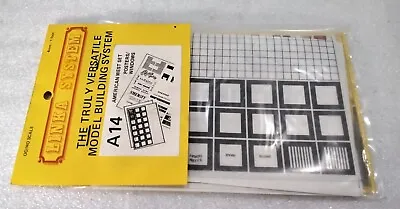 LINKA SYSTEM A14 American West Set Posters / Windows OO/HO Scale 4mm NEW SEALED  • £3