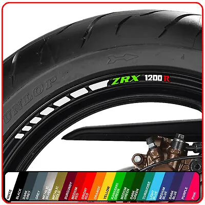 ZRX 1200 R Wheel Rim Stickers Decals - Choice Of 20 Colours - • £9.98