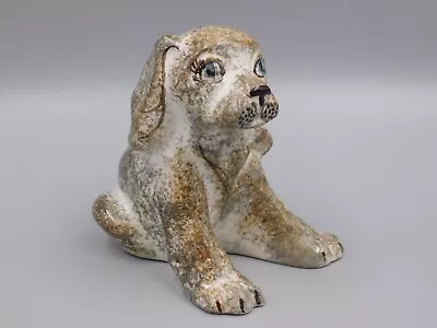 Vintage David Sharpe Rye Pottery 6 1/2   Puppy Dog Figurine • £24.99