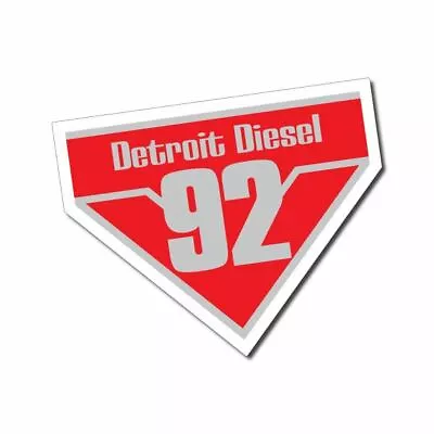 Detroit Diesel 92 Sticker / Decal - Truck Ute 4x4 Rig Kenworth Mack Car Trucker • $11.50