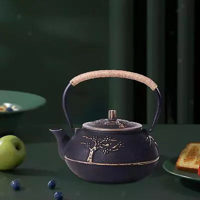 Cast Iron Tea Kettle Japanese Pattern Tea Maker Heat Saving With Stainless Steel • $87.57