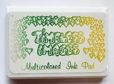 Timeless Images *Multicolored Ink Pad Green To Yellow - Rubber Stamping  * NEW • $5.50