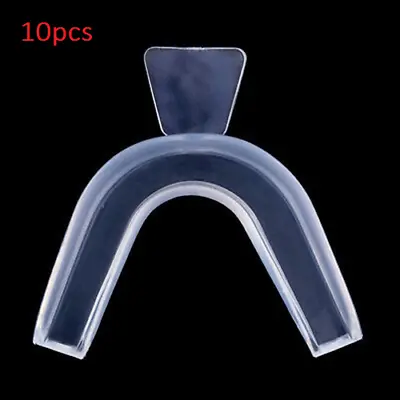 10Pcs Teeth Whitening Mouth Trays For Bleaching Thermo Gum Shield Teeth Grind'$1 • $9.81