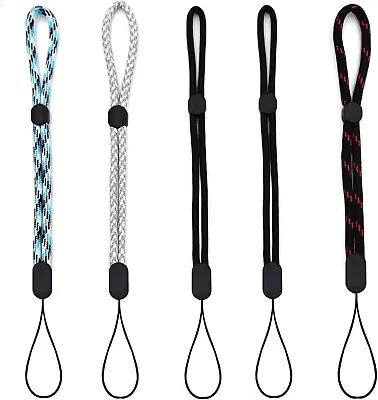 Wrist Lanyard Hand Strap 5 Pieces Adjustable Mini Wristlet For Smartphone USB • $7.76