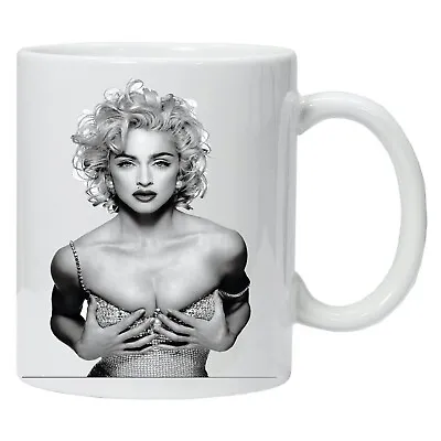 Madonna Personalised Printed Coffee Tea Drinks Mug Cup Birthday Gift • £12.39