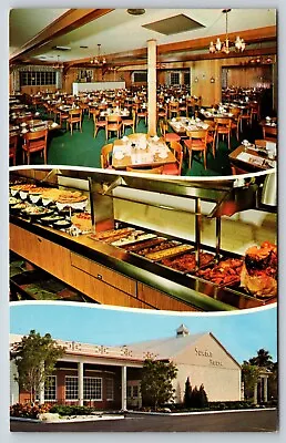 Vintage Postcard Ft Lauderdale FL-Florida Sweden House Smorgasbord F12 • $4.97