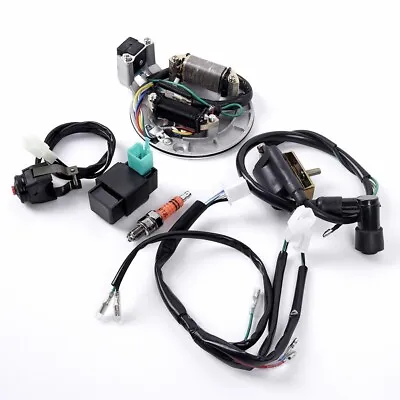 For Kick Start Dirt Bike Wire Harness Wiring Loom CDI Coil 4 Stroke • $61.94