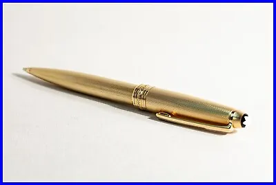 1994 Montblanc 165 Pencil Classique Solitaire 23K Gold Barley Corn MASTERPIECE • $749