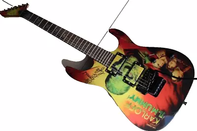 New Karloff Mummy KH-3 Electric Guitar Top Quality Skull Inlay In Multicolor1202 • $288