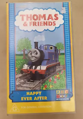THOMAS & FRIENDS - HAPPY EVER AFTER - Children's Video Cassette VHS Rated G 1998 • $16.96