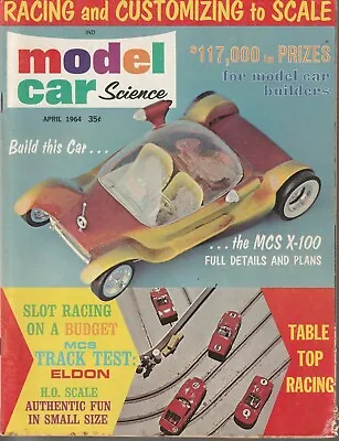 Model Car Science Magazine April 1964 • $28.46