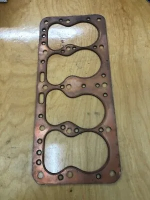 Willy's 1933-39 & Whippet 1926-30 Head Gasket Copper Clad; Oem# 372433 • $27.50