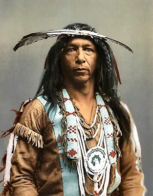 £3.99 • Buy Native American Indian Portrait Arrowmaker 10x8 Photo Print Picture