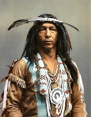 Native American Indian Portrait Arrowmaker 10x8 Photo Print Picture • £4.50