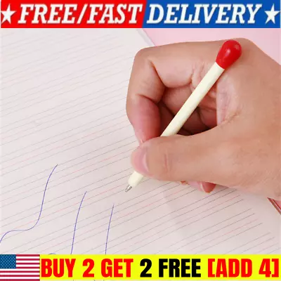 1x Ballpoint Pen Stationery Writing Students Match Pens Blue Stick Ink • $1.99