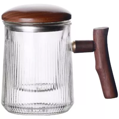 Glass Coffee Mugs Glass Tea Cup With Infuser And Lid Tea Strainer Mug With Wo... • $42.80