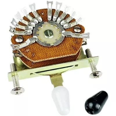 Guitar Switch Oak Grigsby 4-Pole Double Wafer 5-Way Super Switch • $23.30