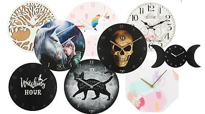 £14.49 • Buy Wall Clocks Heart Round Home Office Bedroom Decorations 