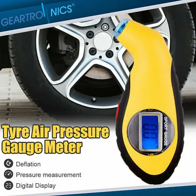 LCD Digital Tire Pressure Gauge Handy Air Gauge For Car Truck Motorcycle Univer! • $4.99