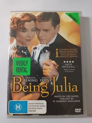 Being Julia (DVD 2004) Annette Bening Jeremy Irons Miriam Margolyes Aa403 • $4.16