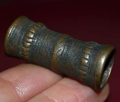 Antique Tribal Wodaabe Women Brass Hair Metal Bead Burkina Faso African Trade • $14.08