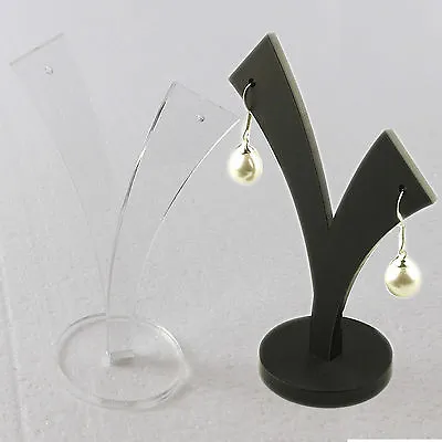 New Leaf Shaped Acrylic Drop Earring Stud Jewellery Display Stands Racks Jewelry • £3.44