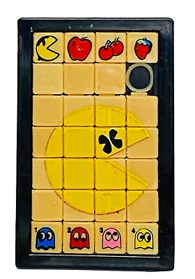 Pac Man Tile Slide Puzzle Inky Blinky Pinky Clyde Pac-Man 1980s Retro Vintage • $15