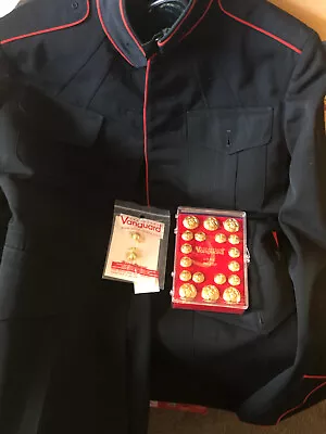 USMC Marine Corps Dress Blue Uniform Blouse W/buttons And EGA's Size 42 • $69.99