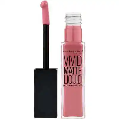 Maybelline Color Sensational Vivid Matte Liquid Lipstick 10 Nude Flush • $5.49