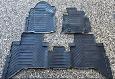 08/2015 To 12/2022 Toyota Hilux - Genuine Floor Mat Set (Front/Rear) Rubber • $50