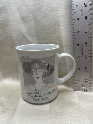 Vintage Emerson Quillin Listen Honey Funny  Mercedes Statement Coffee Mug • $10