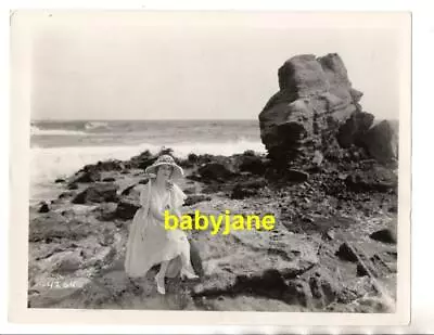 Mary Philbin Original 8x10 Photo Sitting On Rock At The Beach 1925 Stella Maris • $34.99