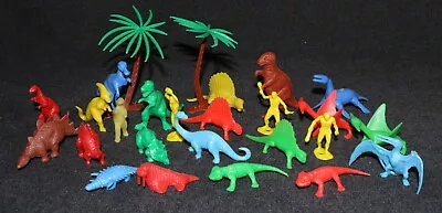 MPC Playset 1970s Dinosaur Prehistoric Scenes Colorful Small Scale • $45.94