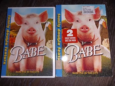 Babe Family Double Feature DVD With Slipcover • $6.95