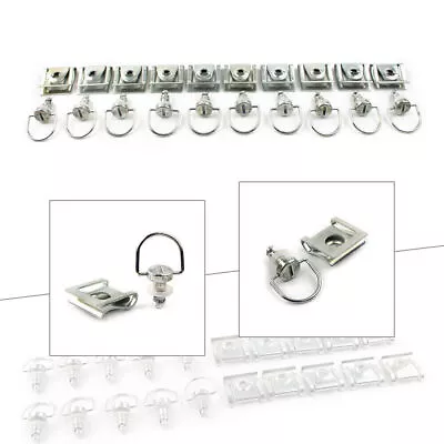 For Honda 10 Sets Race Fasteners Quick Release 1/4 Turn Fairing 15MM D-Ring Bolt • $25.07