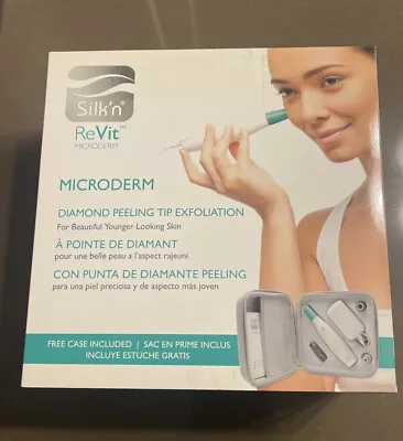 New Silk'n ReVit Microderm Diamond Peeling Tip Exfoliation Kit With Case • $35