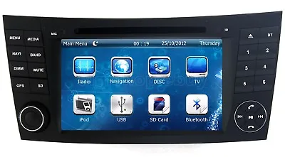 Car Stereo Radio DVD Player GPS Navigation For Mercedes-Benz W219 E-Class W211 • $159