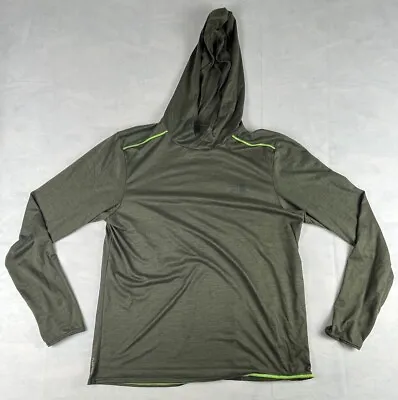 The North Face Hooded Shirt Mens Large Green FlashDry Lightweight Athletic • $23.99