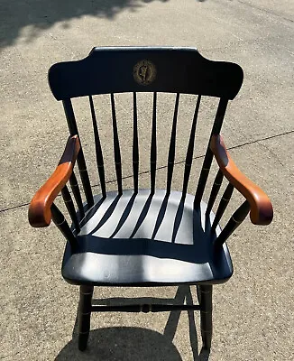 Vintage Gettysburg College S. Bent & Bros Wooden Colonial Chair Armchair • $200
