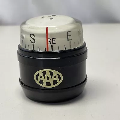 Vintage Antique AAA Auto  Directional Compass Black Used • $29.95