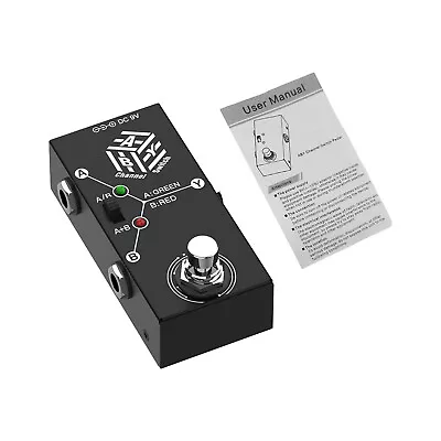 ABY Box Line Selector AB Switch Guitar Effect Pedal Support A/B A & B Modes I0Z2 • $17.98