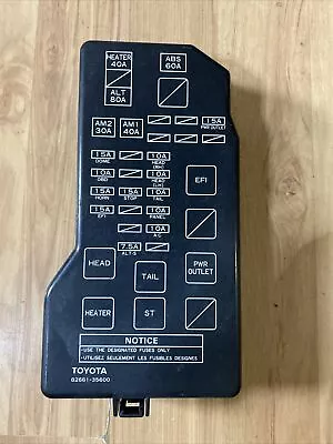 1998-2000 Toyota Tacoma Engine Compartment Fusebox Fuse Relay Box Cover Lid • $41.99