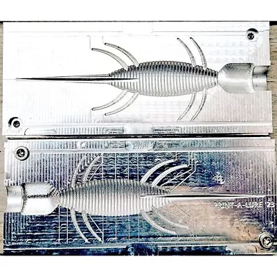 Aluminum Fishing Soft Bait Mold - 5  X 1 Cavity Similar To Sanshouo • $88