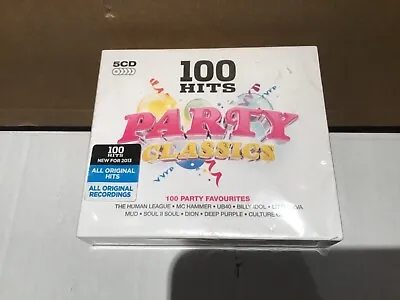 100 Hits Party Classics 5CD Dmg 100 106 Brand New Sealed Cd Disc Collection • £12.99