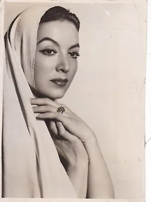 MARIA FELIX PORTRAIT Studio Spain 1952 Original Photo By Manuel • $24.99