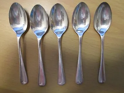 5 Vtg Epns A1 Sheffield Tea/coffee Spoons - England - 4.5  • $12