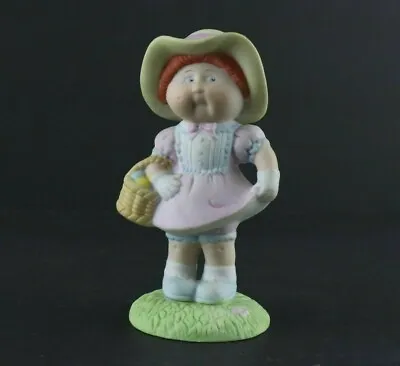 Vtg Cabbage Patch Kids 1985 Porcelain Girl Figurine Sculpture Your Easter Bonnet • $5.98